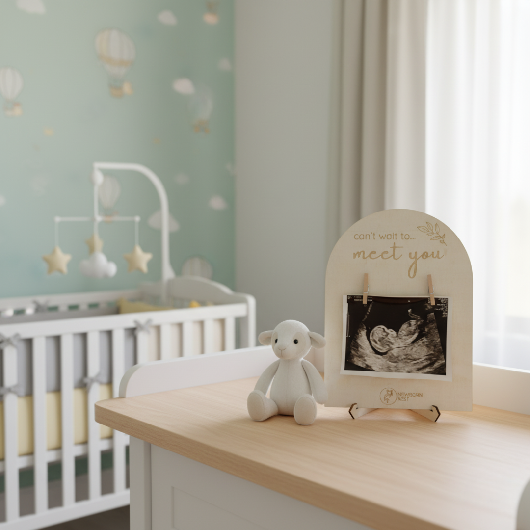"Waiting to Meet You" Ultrasound Photo Frame