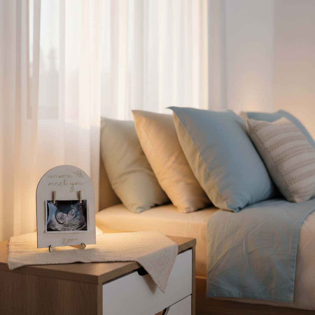 "Waiting to Meet You" Ultrasound Photo Frame