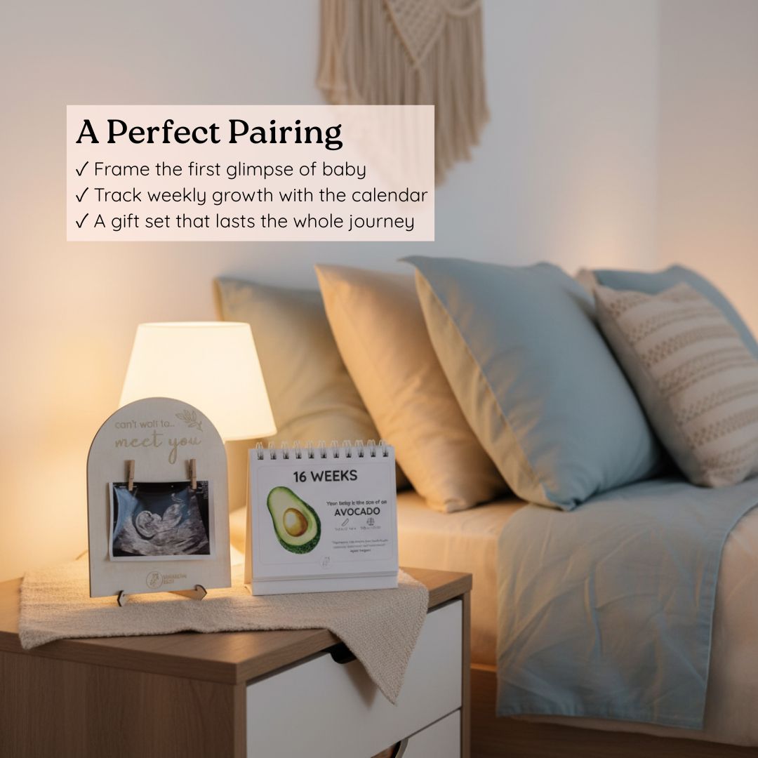 "Waiting to Meet You" Ultrasound Photo Frame