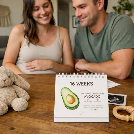What Is a Pregnancy Flip Calendar? A Screen-Free Week-by-Week Gift That Actually Gets Used