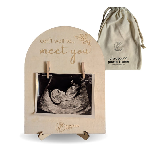 "Waiting to Meet You" Ultrasound Photo Frame