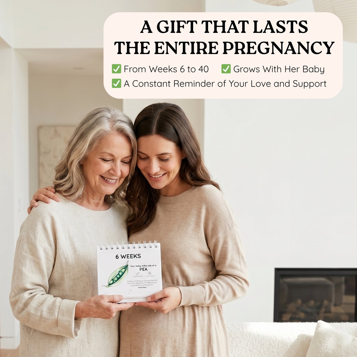 Pregnancy Calendar + Ultrasound Frame Set