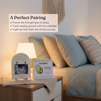 "Waiting to Meet You" Ultrasound Photo Frame